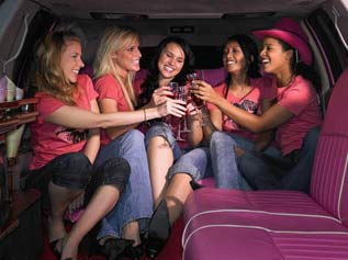 Oxford pink limo hire